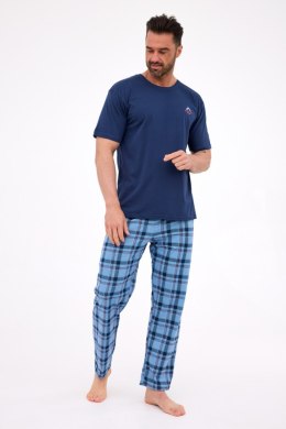 PIŻAMA MĘSKA KR 134/315 NORTH 2 - JEANS, XXL CORNETTE