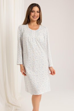 KOSZULA DAMSKA 015 J/25 - NIEBIESKI, L, 1 REGINA