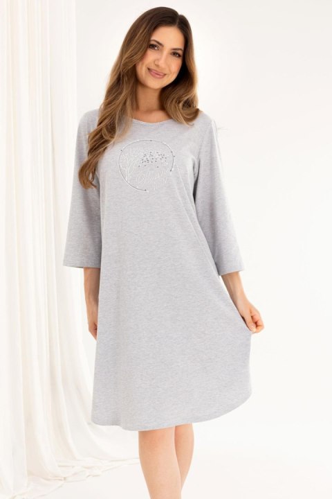 KOSZULA DAMSKA 167 BIG J/25 - JASNY MELANŻ, 3XL, 2 REGINA