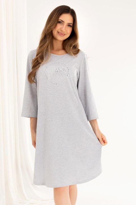 KOSZULA DAMSKA 167 J/25 - NIEBIESKI, XL, 1 REGINA