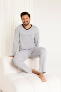 PIŻAMA MĘSKA 485 BIG J/25 - JASNY MELANŻ, 2XL, 1 REGINA
