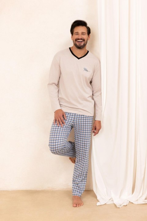 PIŻAMA MĘSKA 491 BIG J/25 - GRANATOWY, 2XL, 3 REGINA PIŻAMA MĘSKA 491 BIG J/25 - GRANATOWY, 2XL, 3 REGINA