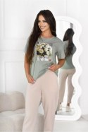 BLUZKA PIWONIA - BANANOWY, M, BA OFF PINK