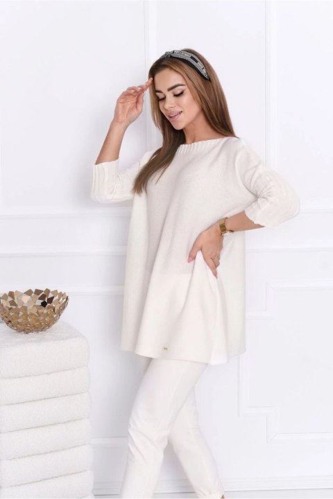 SWETER DAMSKI SIENNA - BŁĘKIT, UNI, BL OFF PINK SWETER DAMSKI SIENNA - BŁĘKIT, UNI, BL OFF PINK