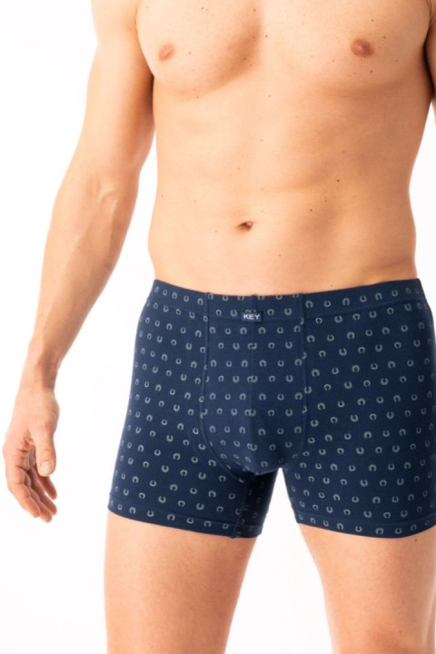 BOKSERKI MĘSKIE MXH 612 B25 - GRANATOWY, L KEY