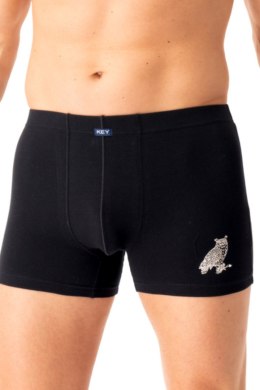 BOKSERKI MĘSKIE MXH 703 B25 - CZARNY, L KEY