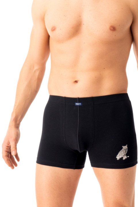 BOKSERKI MĘSKIE MXH 703 B25 - CZARNY, M KEY