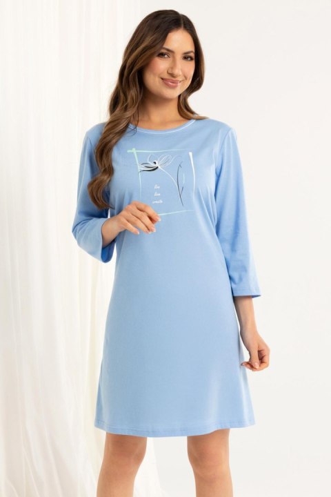 KOSZULA DAMSKA 166 BIG J/25 - NIEBIESKI, 2XL, 1 REGINA