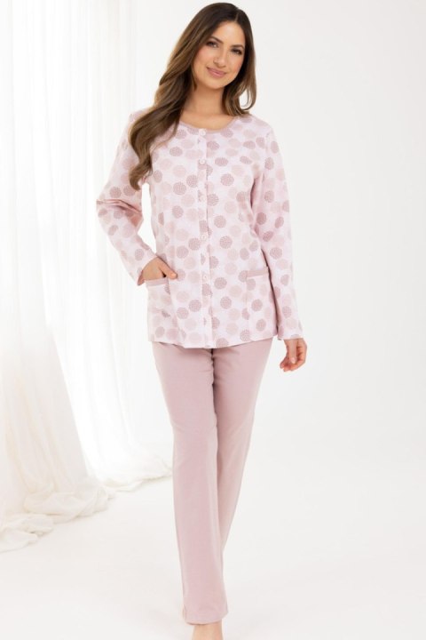PIŻAMA DAMSKA 710 J/25 - RÓŻOWY, XL, 2 REGINA