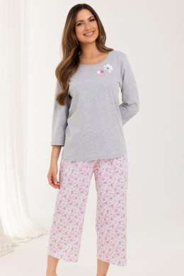 PIŻAMA DAMSKA 711 BIG J/25 - JASNY MELANŻ, 2XL, 3 REGINA