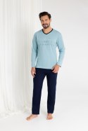 PIŻAMA MĘSKA 495 BIG J/25 - BEŻOWY, 2XL, 2 REGINA