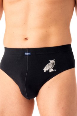 SLIPY MĘSKIE MPP 703 B25 - CZARNY-SZARY, M KEY