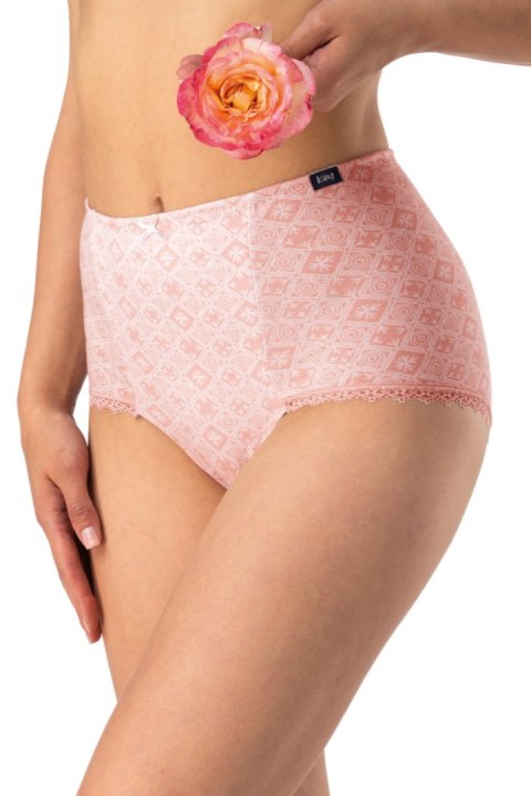 FIGI DAMSKIE LPM 731 B25 - CZARNY-RÓŻOWY, XL KEY