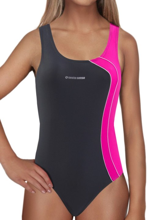 KOSTIUM KĄPIELOWY YOUNG - GRANAT/POMAR, 164 SESTO SENSO KOSTIUM KĄPIELOWY YOUNG - GRANAT/POMAR, 164 SESTO SENSO