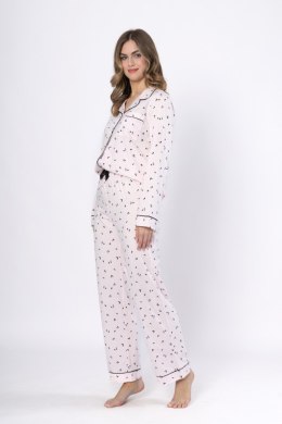 PIŻAMA DAMSKA ALKA 1618 - RÓŻOWY, 2XL LEVEZA