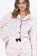 PIŻAMA DAMSKA ALKA 1618 - RÓŻOWY, 2XL LEVEZA