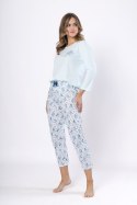 PIŻAMA DAMSKA BOGUSIA 1639 - BABY BLUE, 2XL LEVEZA