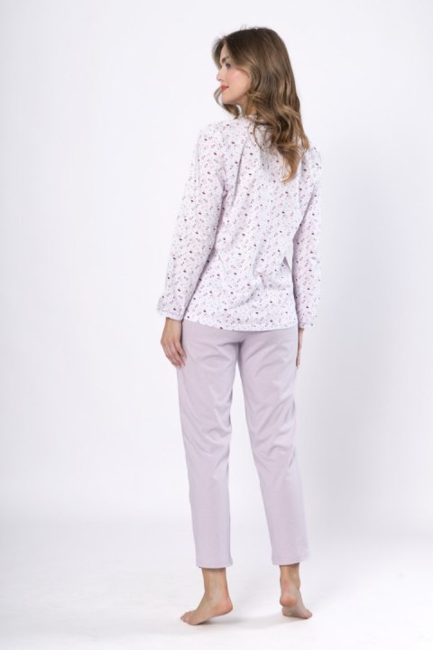 PIŻAMA DAMSKA DANUTA 1637 - BIAŁY, M LEVEZA