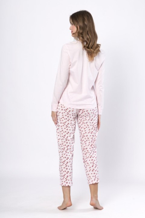 PIŻAMA DAMSKA GRAŻYNA 1623 - RÓŻOWY, M LEVEZA