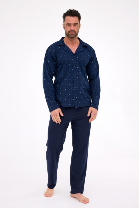 PIŻAMA MĘSKA DR 114 BIG J/25 - JEANS, 5XL, 114/78 CORNETTE PIŻAMA MĘSKA DR 114 BIG J/25 - JEANS, 5XL, 114/78 CORNETTE
