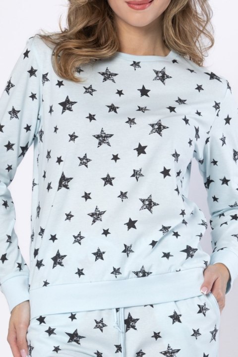 PIŻAMA DAMSKA KINGA 1643 - BABY BLUE, 2XL LEVEZA