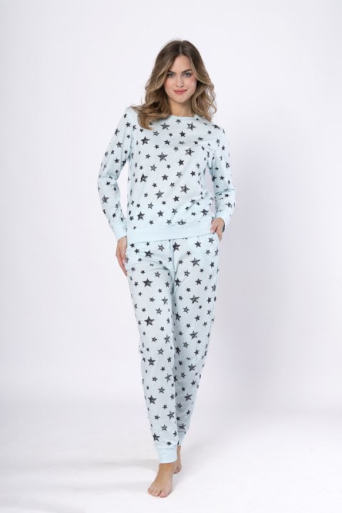 PIŻAMA DAMSKA KINGA 1643 - BABY BLUE, XL LEVEZA