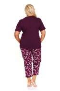 PIŻAMA DAMSKA PM.7267 BIG J/25 - BURGUNDY, XXXL DOCTOR NAP