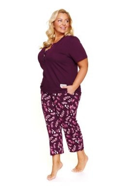 PIŻAMA DAMSKA PM.7267 J/25 - BURGUNDY, L DOCTOR NAP