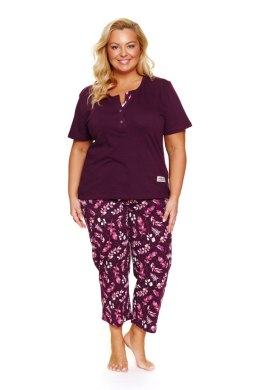 PIŻAMA DAMSKA PM.7267 J/25 - BURGUNDY, M DOCTOR NAP