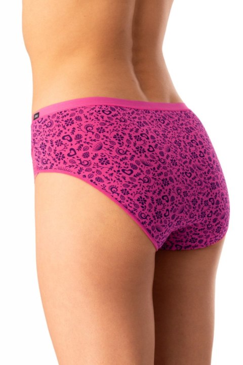 FIGI DAMSKIE LPC 760 B25 - GRANATOWY-RÓŻOWY, XXL KEY