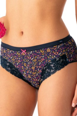 FIGI DAMSKIE LPC 760 B25 - GRANATOWY-RÓŻOWY, XL KEY