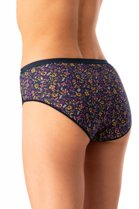 FIGI DAMSKIE LPC 760 B25 - GRANATOWY-RÓŻOWY, XL KEY