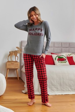 PIŻAMA DAMSKA PM.7343 J/25 - DARK_GREY, XL DOCTOR NAP