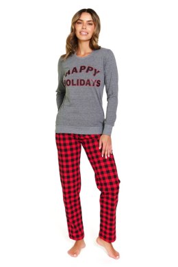 PIŻAMA DAMSKA PM.7343 J/25 - DARK_GREY, XL DOCTOR NAP