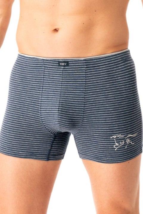 BOKSERKI MĘSKIE MXH 354 B25 - GRANATOWY, XL KEY