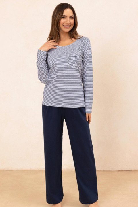 PIŻAMA DAMSKA 715 BIG J/25 - BEŻOWY, 2XL, 3 REGINA