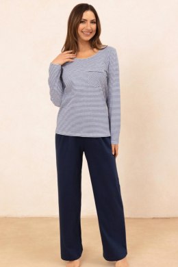 PIŻAMA DAMSKA 715 J/25 - BEŻOWY, L, 3 REGINA