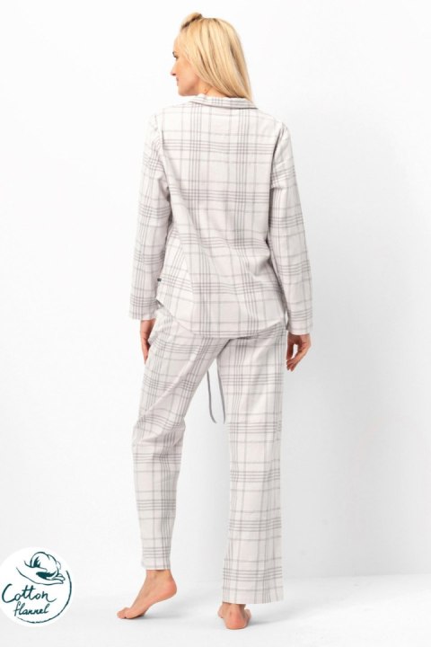 PIŻAMA DAMSKA LNS 401 B25 - JASNY SZARY, S KEY