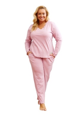 PIŻAMA DAMSKA PB.7326 J/25 - PAPAYA, XL DOCTOR NAP