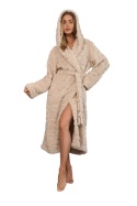 SZLAFROK DAMSKI DŁUGI 2554 - ANGORA, S, 1 L&L