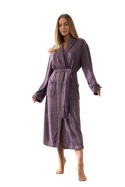 SZLAFROK DAMSKI DŁUGI 2558 - AMETYST, XL, 1 L&L