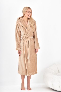 SZLAFROK DAMSKI DŁUGI 2594 - PERŁA, S, 3 L&L