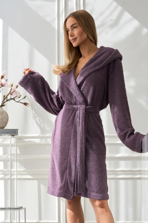 SZLAFROK DAMSKI KRÓTKI 2557 - AMETYST, XL, 1 L&L