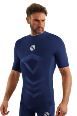 KOSZULKA THERMO KR.RĘK. CL39 - GRANAT, XXL/3XL SESTO SENSO