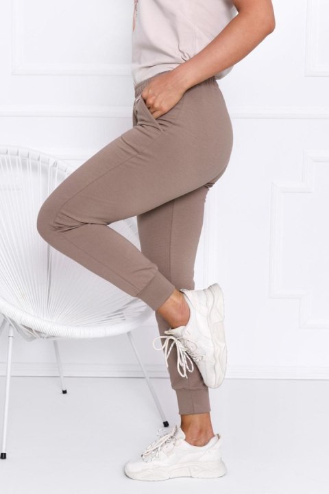 SPODNIE DRESOWE OFF PINK - KHAKI, L OFF PINK SPODNIE DRESOWE OFF PINK - KHAKI, L OFF PINK