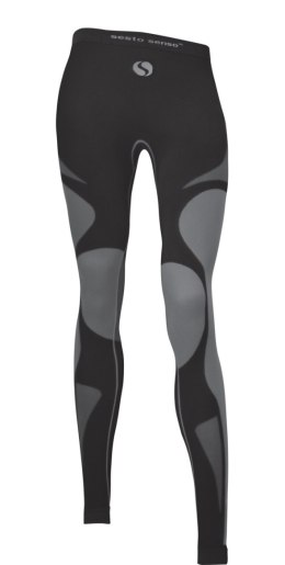 THERMO ACTIVE SPODNIE WOMEN - CZARNY-BORDO, XL, BORDO SESTO SENSO