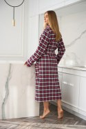 SZLAFROK DAMSKI DŁUGI 2511 - CZERWONY, M L&L
