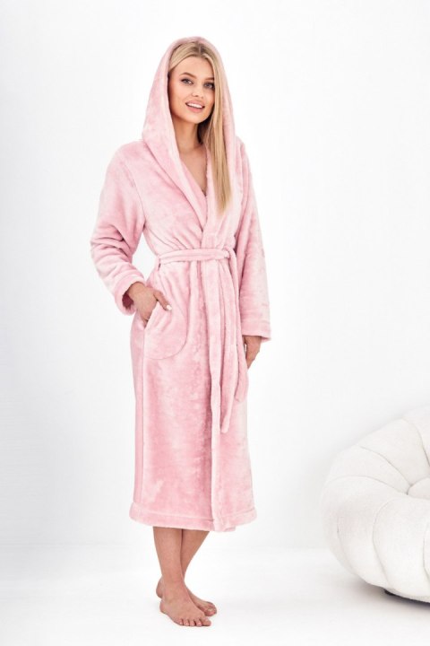 SZLAFROK DAMSKI DŁUGI 2594 - PERŁA, XL, 3 L&L