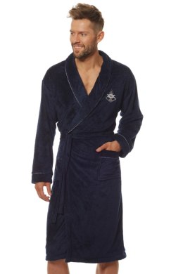 SZLAFROK MĘSKI 2114 MARINE - GRANAT, XXL, 2 L&L
