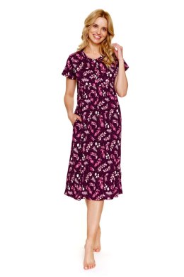 KOSZULA DAMSKA TM.4119 - BURGUNDY, L DOCTOR NAP